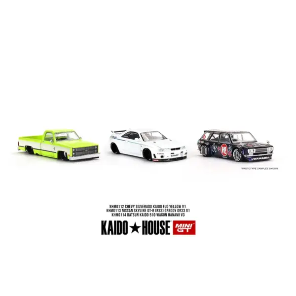 Skyline GT-R R33 Diecast Model 1:64 White - Image 5
