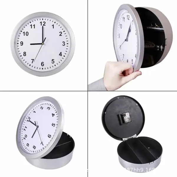 Hidden Safe Wall Clock with Secret Compartment - Image 6