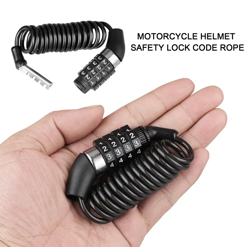 Durable Helmet Lock with 4-Digit Code 1 Durable Helmet Lock with 4-Digit Code