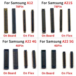 LCD Display Flex FPC Connector for Samsung A12-A22