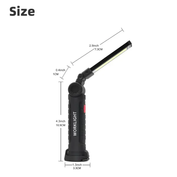 Rechargeable LED Camping Flashlight with Magnet - Image 2
