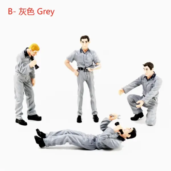 1/18 Resin Garage Scene Repairman Model - Image 8