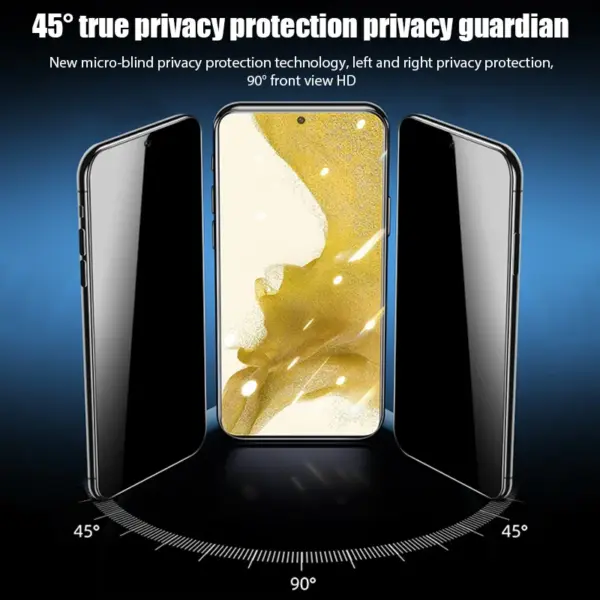 4PCS Privacy Tempered Glass for Samsung Devices - Image 2