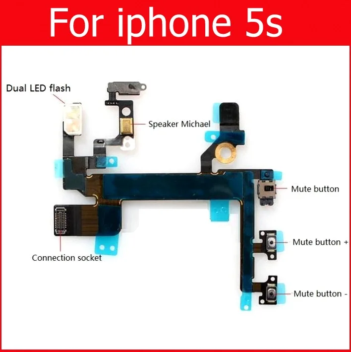 Genuine iPhone Flex Cable Replacement for Power & Volume 6 Genuine iPhone Flex Cable Replacement for Power & Volume - Image 6