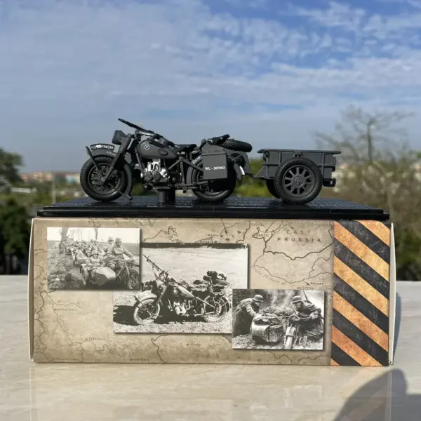 German R75 Side Tricycle Diecast Model 1:24 - Image 5