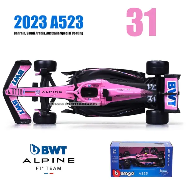 Bburago 1:43 F1 Diecast Car Model Collection - Image 19