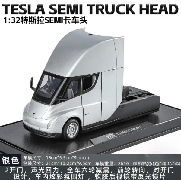 1:32 Scale Tesla SEMI Truck Model Car - Image 7