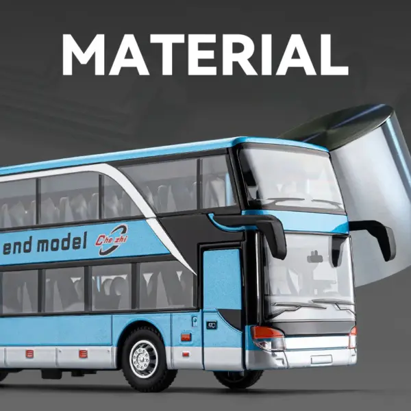 1:30 Scale Double Decker Bus Alloy Model - Image 5
