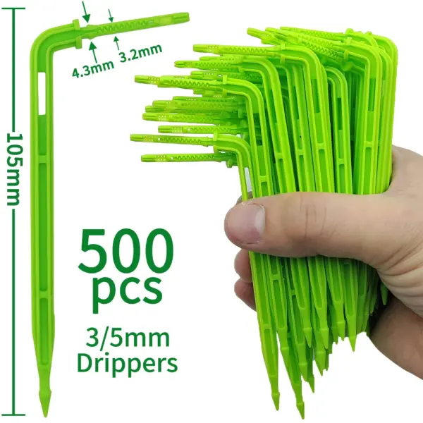Green Drippers 1/8 inches for Micro Drip Systems - Image 26