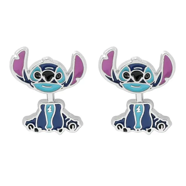 Disney Stitch Flower Stud Earrings - Image 11