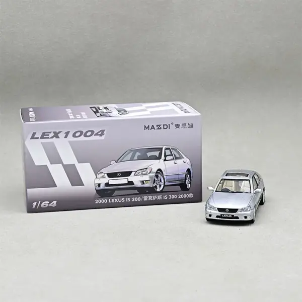1/64 Scale Lexus IS300 Diecast Model Car - Image 2
