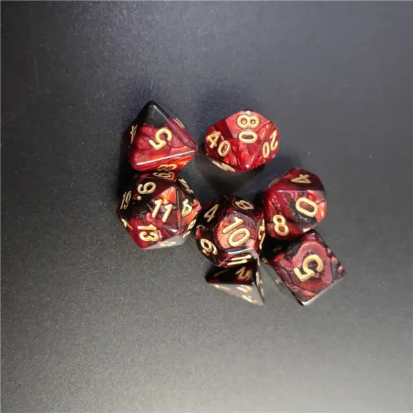 Galaxy Series 7-Piece Multi-Sided Dice Set - Image 4