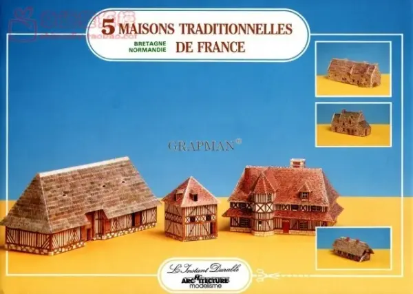 Hand-painted Paper Model DIY Architecture Kit - Image 10