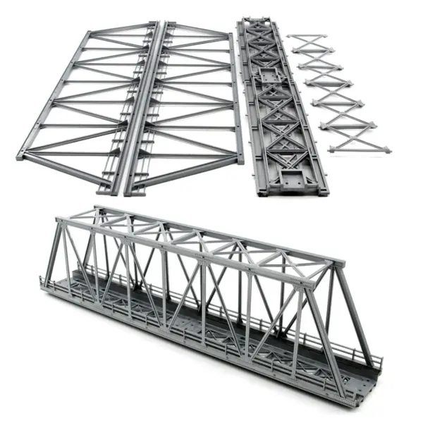 Evemodel HO Scale Truss Bridge Kit QL009 - Image 5