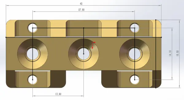 Guitar String Locking Clamp with Screws - Image 5