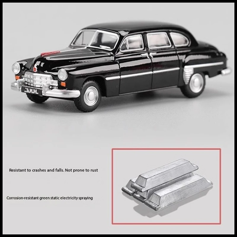 Soviet GAZ-12 ZIM Sedan 1:64 Alloy Model Car 3 Soviet GAZ-12 ZIM Sedan 1:64 Alloy Model Car - Image 3