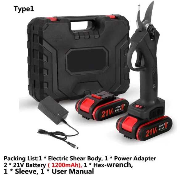 21V Cordless Electric Pruning Shear Set - Image 8