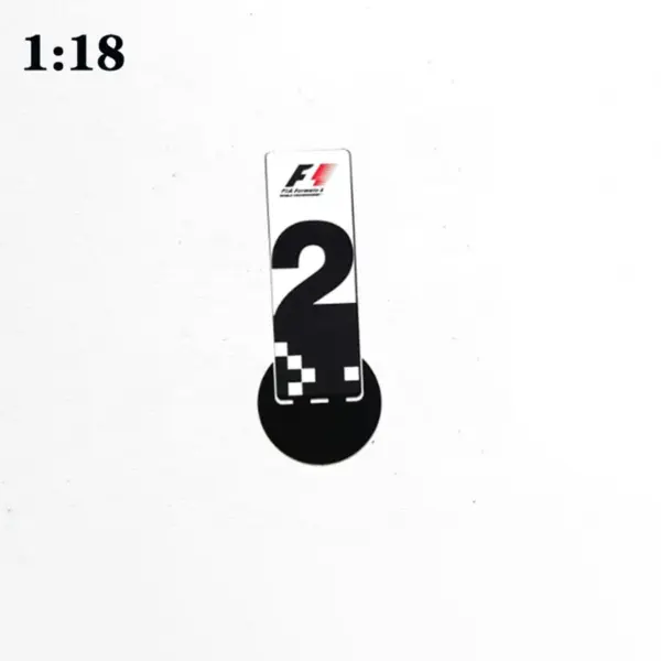 1:18 Scale F1 Parking Plate Model Decor - Image 16