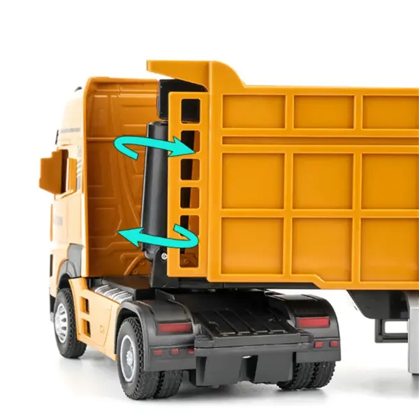 1/50 Metal Heavy Tipper Truck Diecast Model - Image 5