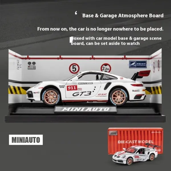 1:32 Porsche 911 GT3 RSR Diecast Model - Image 3