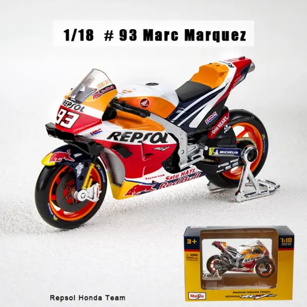 Maisto 1:18 2023 Ducati Bagnaia Model Motorcycle - Image 18