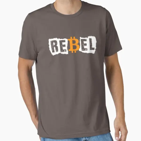 Bitcoin Rebel Cryptocurrency T-Shirt for Men - Image 8