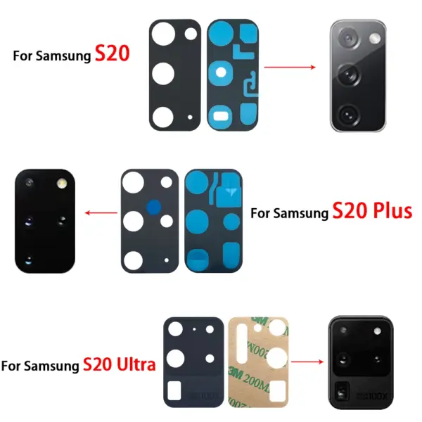 Rear Camera Glass Lens for Samsung S20 FE / S20 S21 S22 S23 Plus Ultra - Image 4