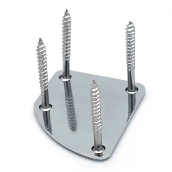 Electric Guitar Neck Plate with Screws - Image 4