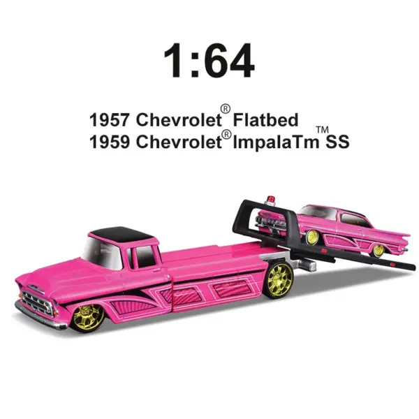 Maisto 1:64 Diecast Transport Trailer Set - Image 25