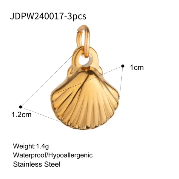 3PCS Sea Star Shell Charms for Jewelry Making - Image 17