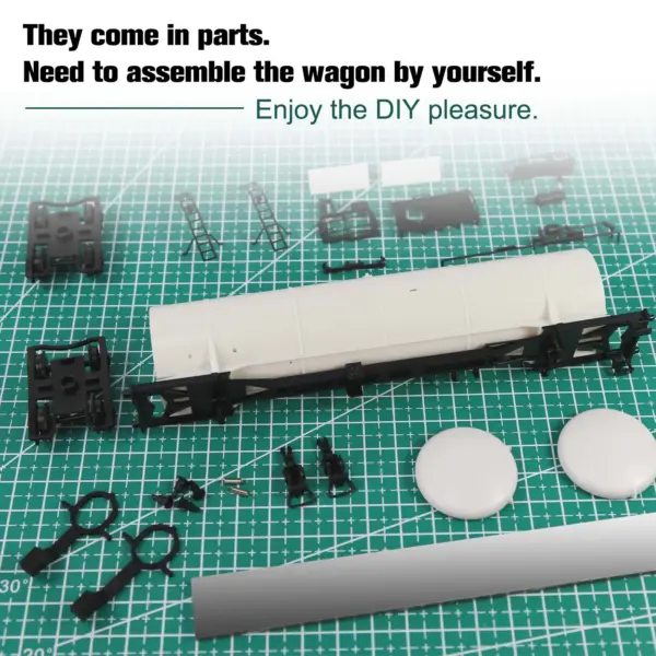 2 HO Scale Disassembled Tank Wagons - Image 2