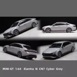 1:64 Scale Elantra N CN7 Alloy Car Model 10 S3e77c2f5c68345c38bf5bb2ab348f616y