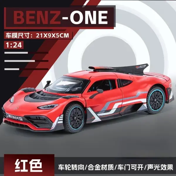 1:24 Mercedes Benz ONE Diecast Model Car - Image 15
