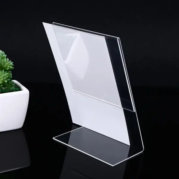 9-Piece Acrylic L-Shaped Display Stands - Image 5