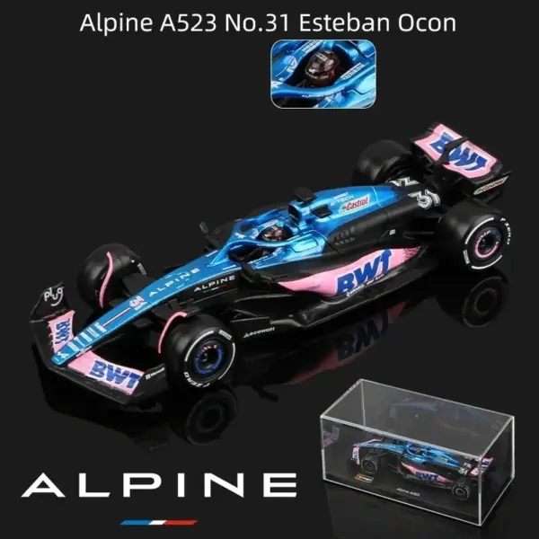 Bburago 1:43 Alpine A523 Diecast Model Car - Image 3