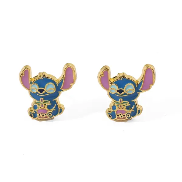 Disney Stitch Flower Stud Earrings - Image 27
