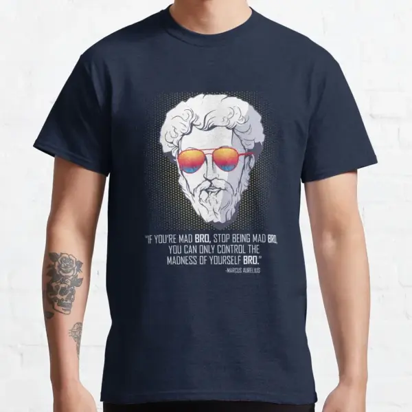 Tropical Stoic Graphic T-Shirt for Men - Image 9