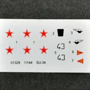1:144 Russian Su34 Bomber Model Kit 12 S3ef03952cf1e4d9d96f485bdd81eac87k 1