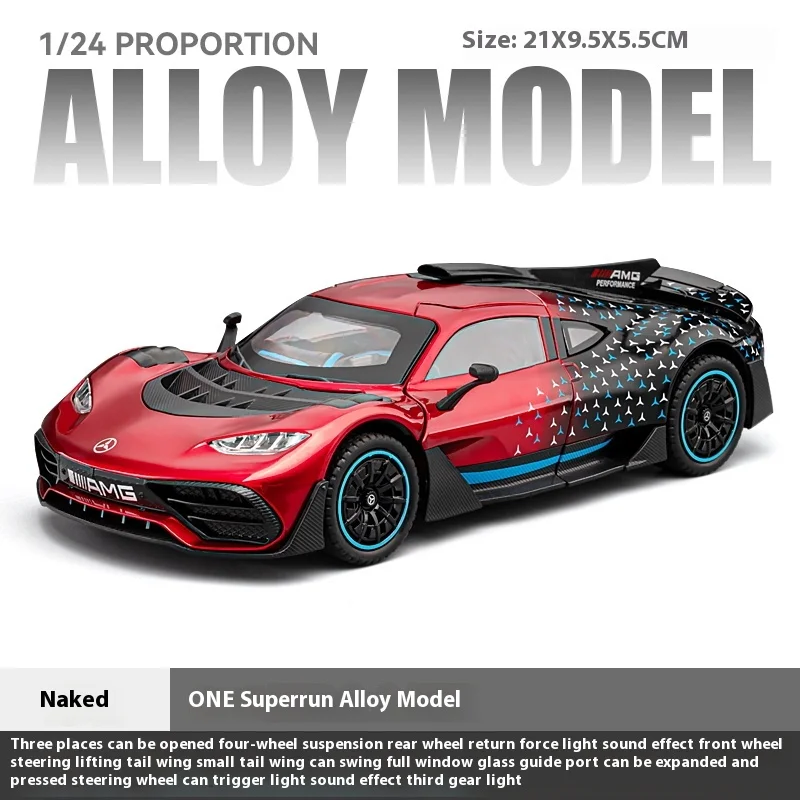 1:24 Mercedes Benz AMG ONE Diecast Car Model 11 1:24 Mercedes Benz AMG ONE Diecast Car Model - Image 11
