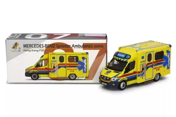 1:76 Hong Kong Fire Department Ambulance Model - Image 11