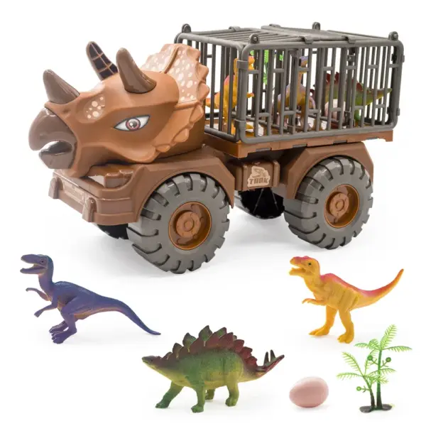 Dinosaur Truck Transport Carrier Toy for Kids - Image 8
