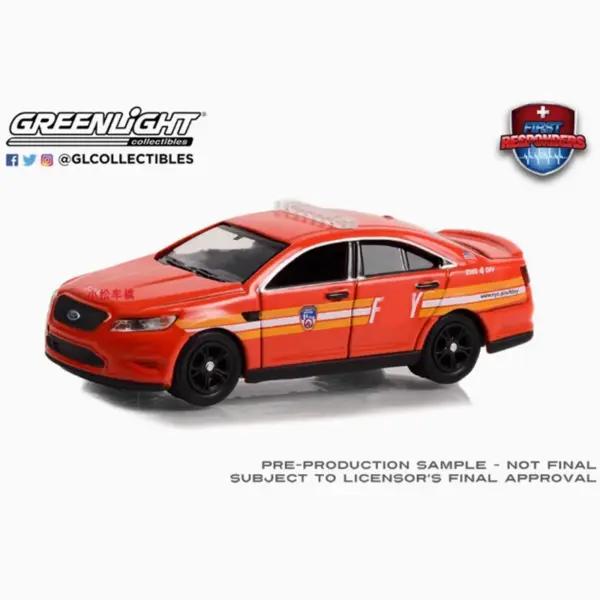 1:64 2016 Ford Taurus Police Car Model - Image 3
