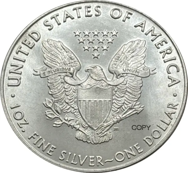 Liberty Silver Plated Commemorative Coin 2018 - Image 2
