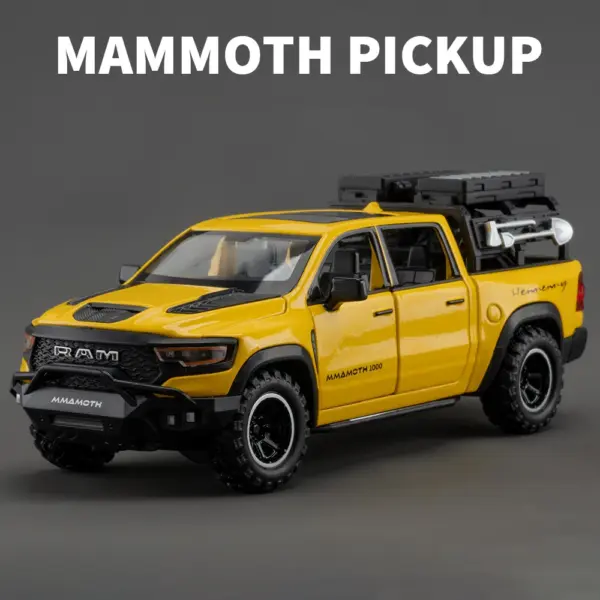 1:32 Dodge Mammoth 1000 TRX Diecast Model - Image 9