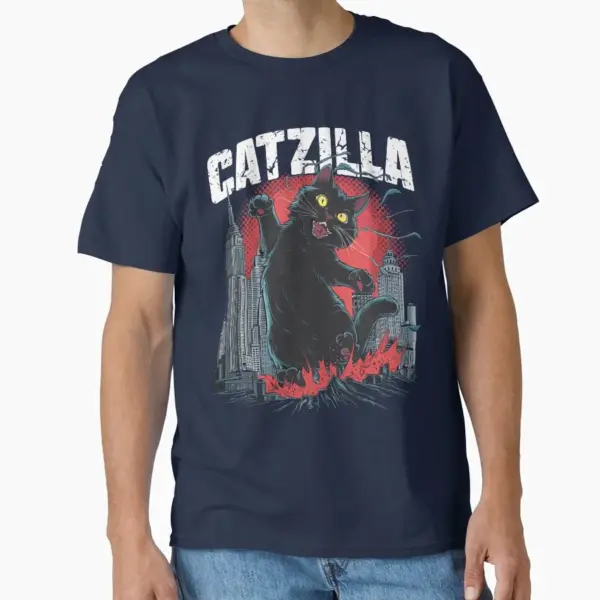 Funny Cat Catzilla T-Shirt for Cat Lovers - Image 12