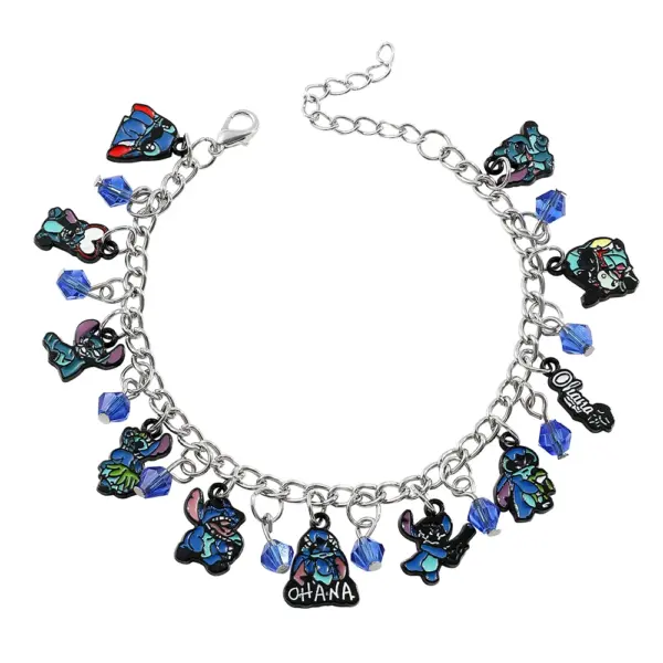 Stitch Silver Plated Charm Bracelet for Women - Image 12