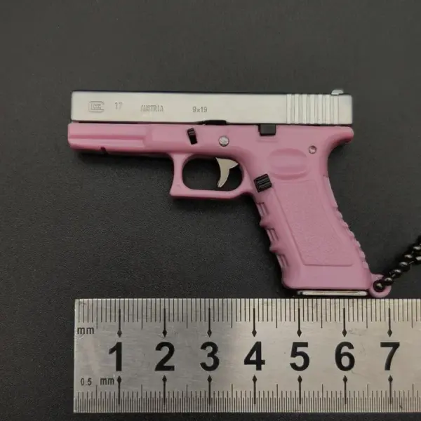 1:3 Scale G17 Metal Keychain Toy Gun - Image 11