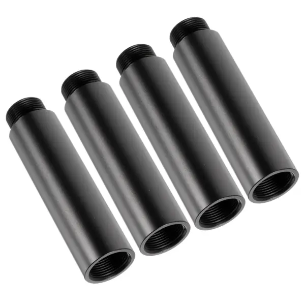 4pcs Mic Stand Extension Tubes Aluminum Black - Image 7