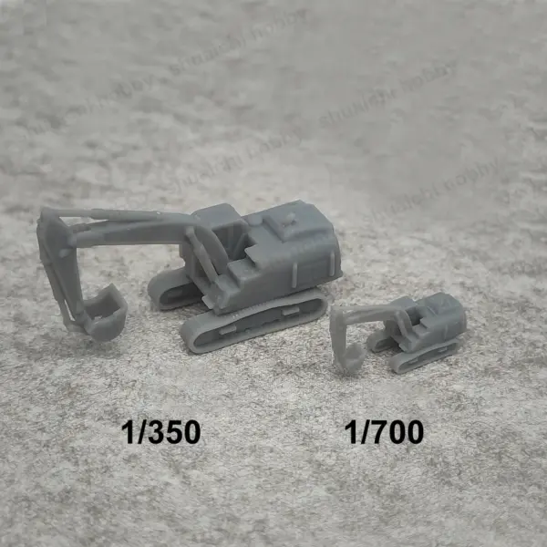 5PCS Resin Caterpillar Excavators 1/700 1/350 - Image 4