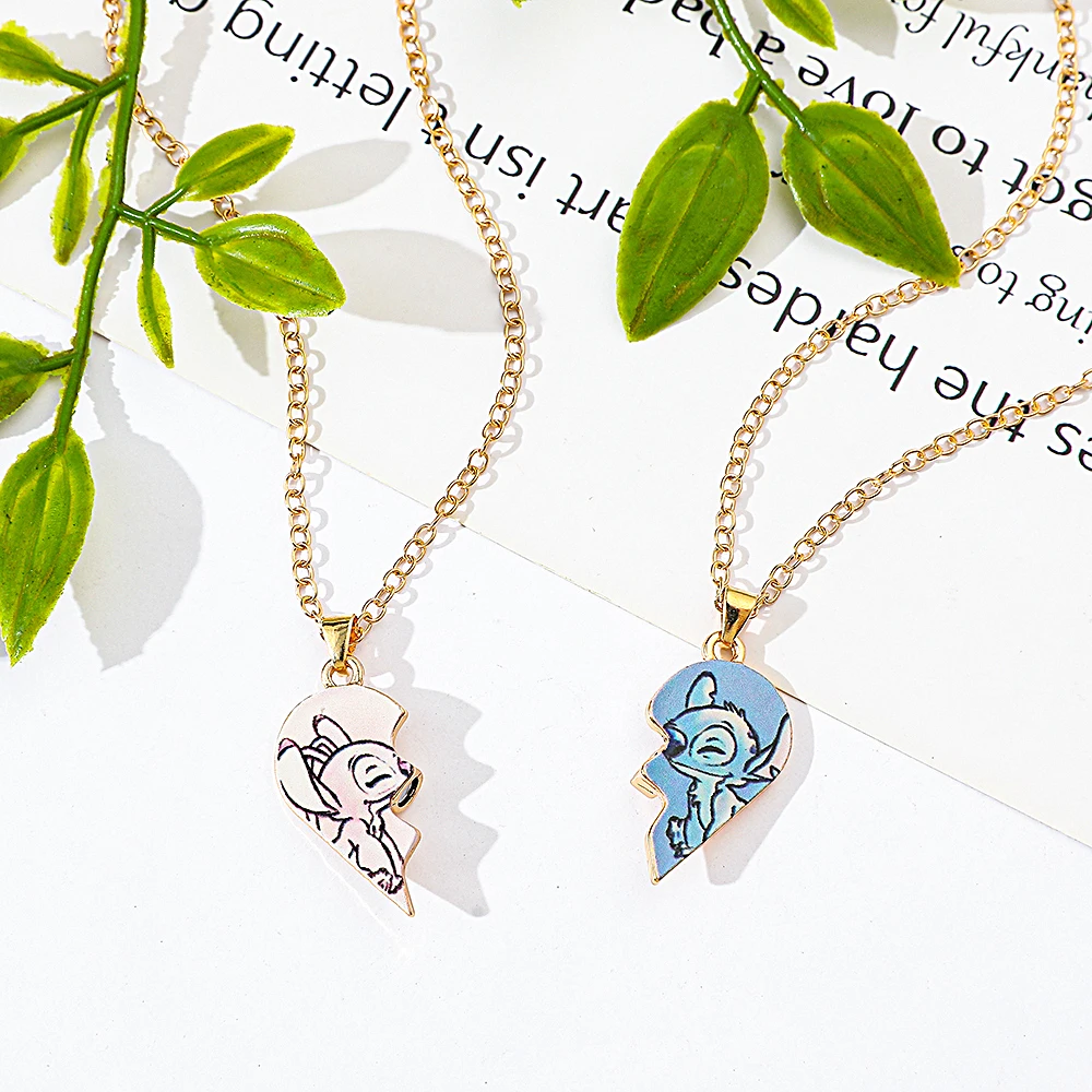 Couples Heart Pendant Friendship Necklace 5 Couples Heart Pendant Friendship Necklace - Image 5